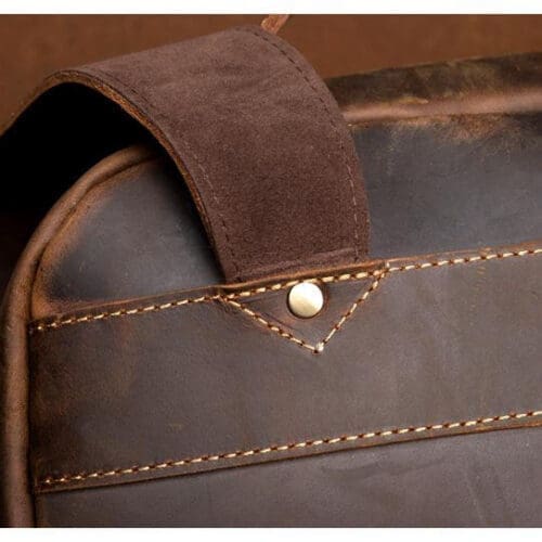 The Vernon Backpack Genuine Vintage Leather Minimalist Backpack 17