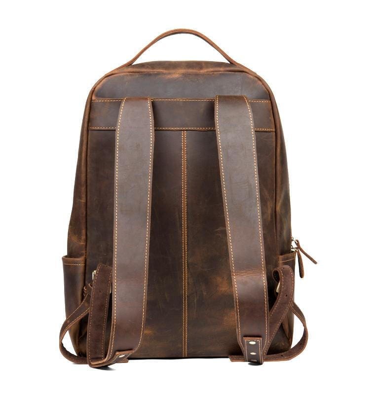 The Vernon Backpack Genuine Vintage Leather Minimalist Backpack 2