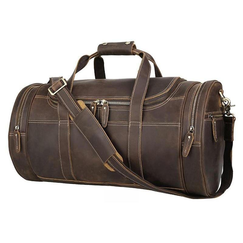 Vintage Leather Weekender