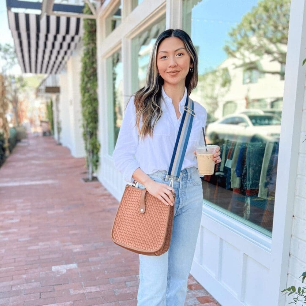 Threaded Pear Lea Woven Courier Choose Your Strap 6