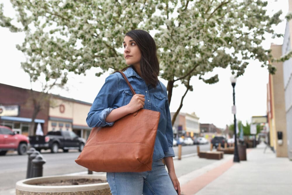 Kiko Classic Shopping Bag Leather 5