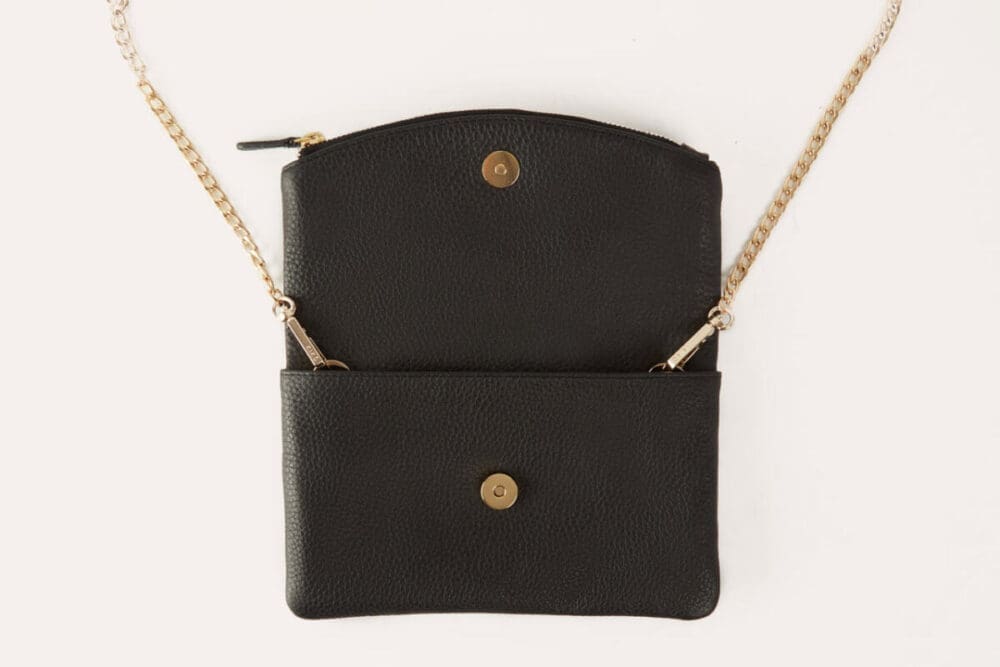 Kiko Flap Leather Clutch 5