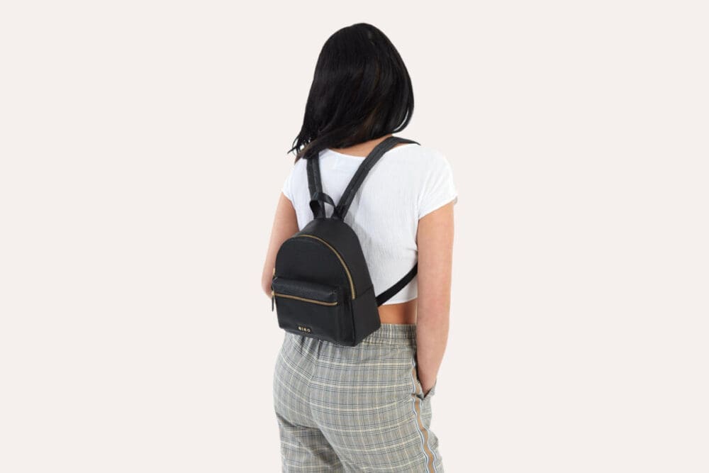 Kiko Itty Bitty Backpack Pebble Leather 3