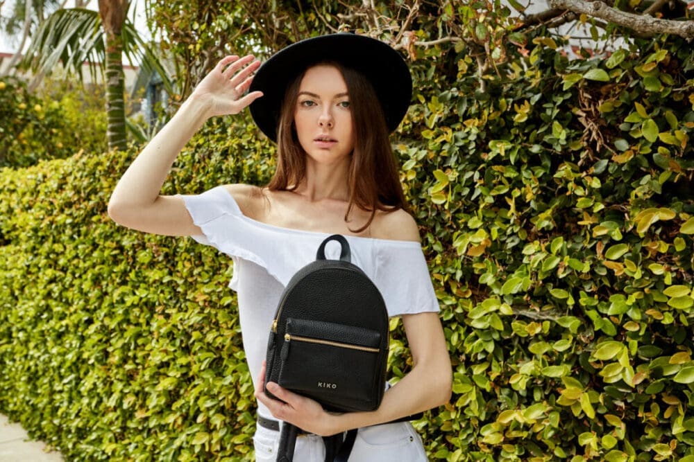 Kiko Itty Bitty Backpack Pebble Leather 5