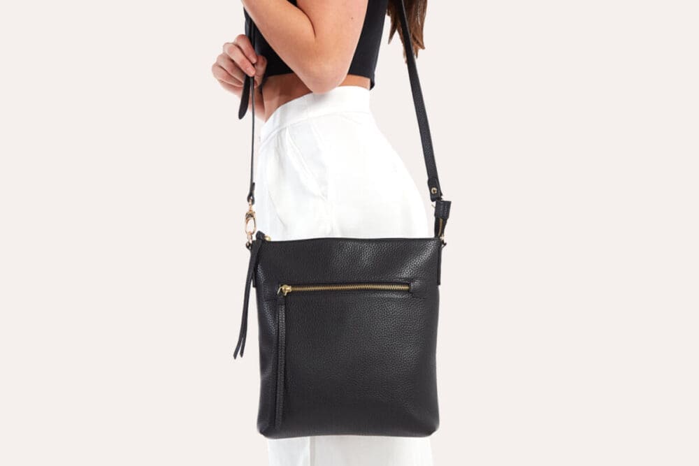 Kiko Pebble Crossbody Bag Leather 5