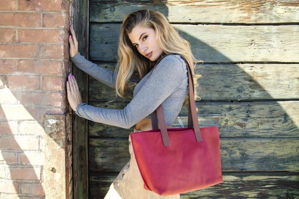 Kiko Perfect Red Shopping Bag