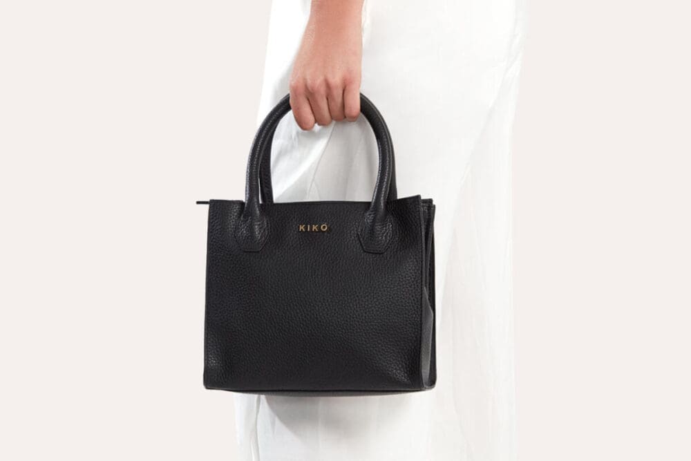 Kiko Simplistic Crossbody Bag In Pebble Leather 4