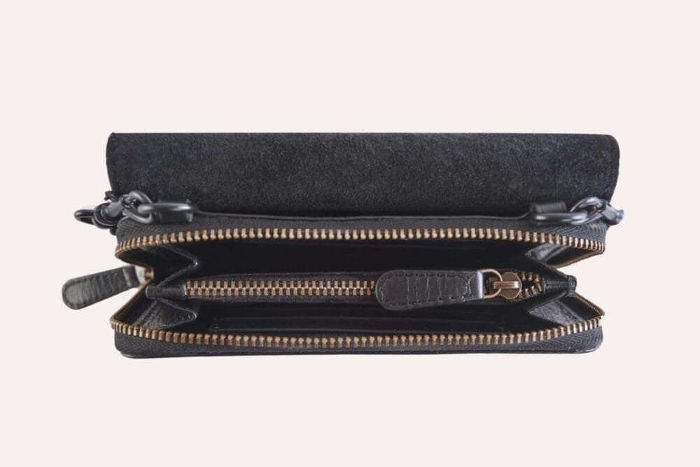 Kiko Two Tone Crossbody Leather And Suede 2