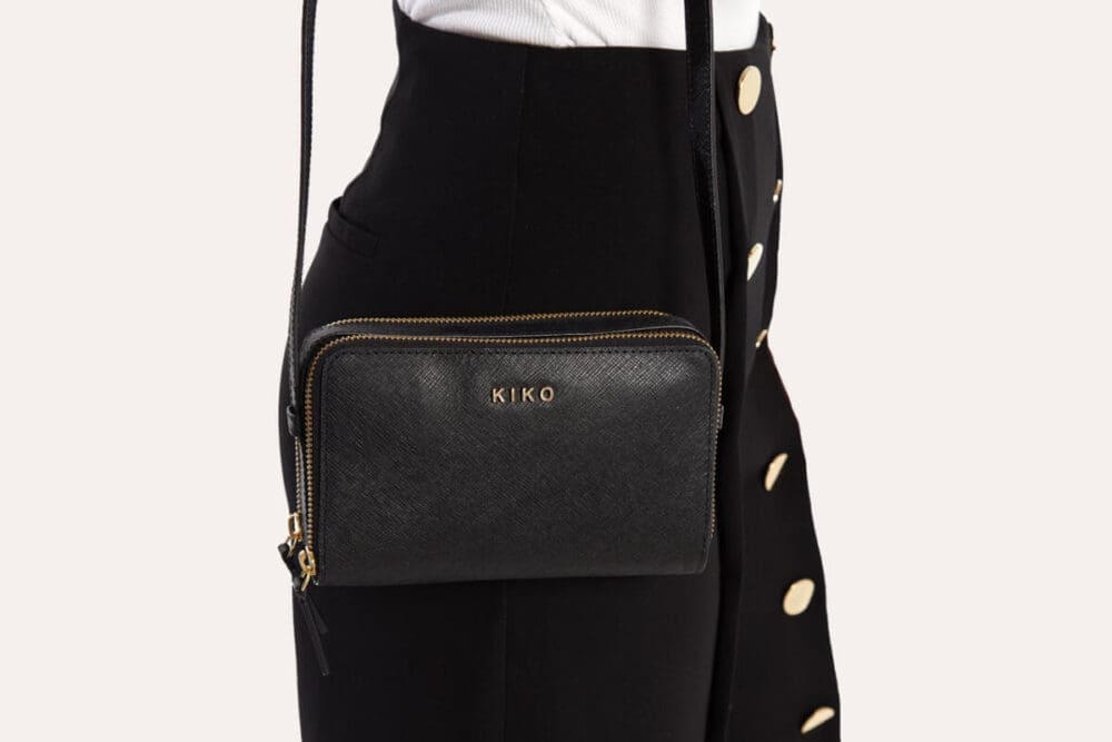Kiko Zip Around Crossbody Pebbled Leather 4
