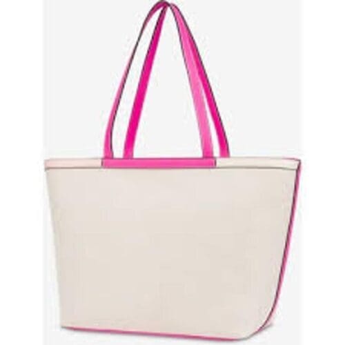 Love Moschino Cream And Pink Shoulder Bag 2