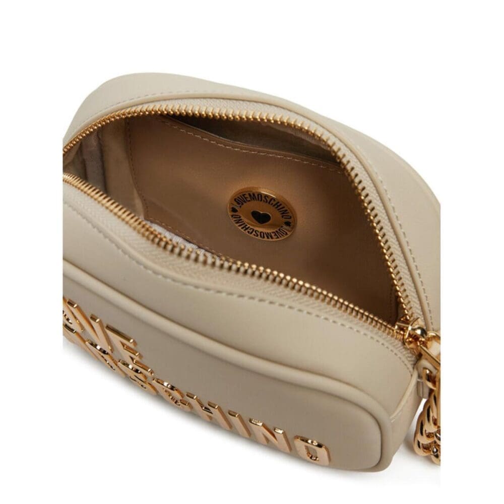 Love Moschino Cream Crossbody Bag 6