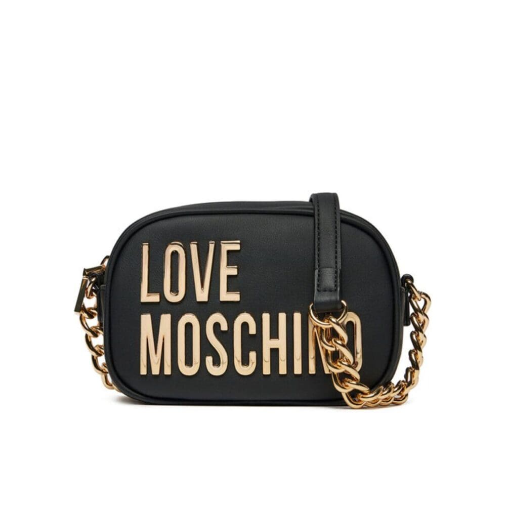 Gold Logo Crossbody Bag