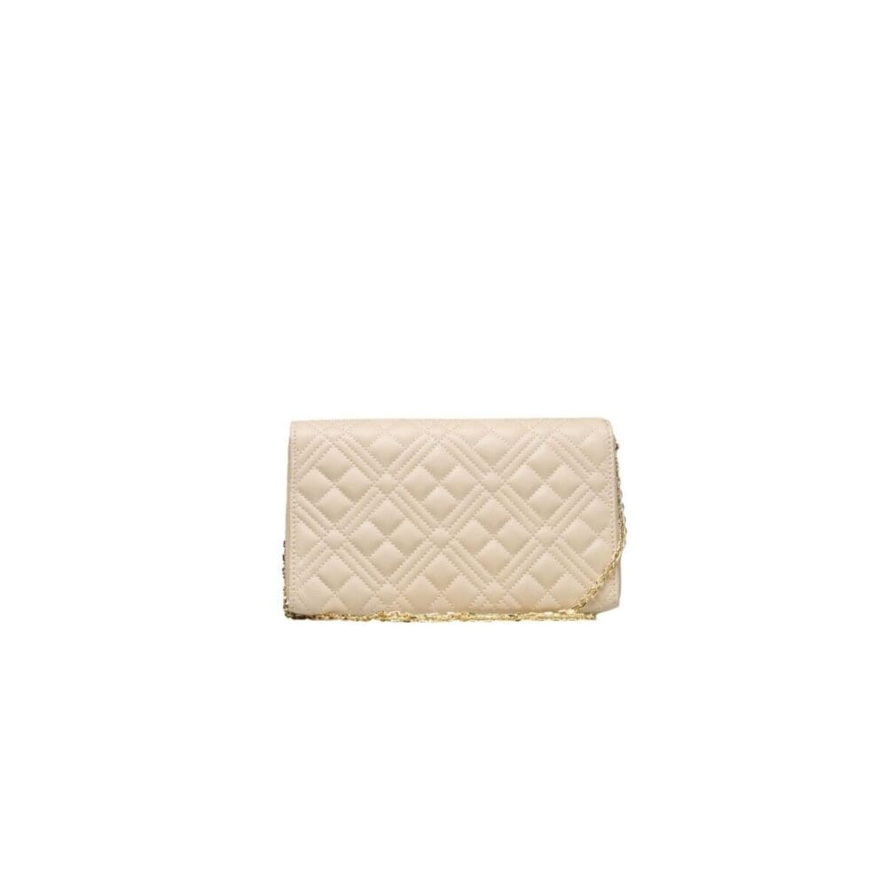 Love Moschino Minimalist Beige Crossbody Bag 2