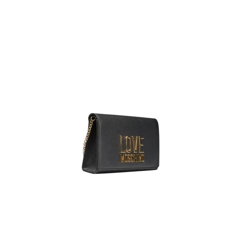 Love Moschino Minimalist Black Cross Body Bag 2