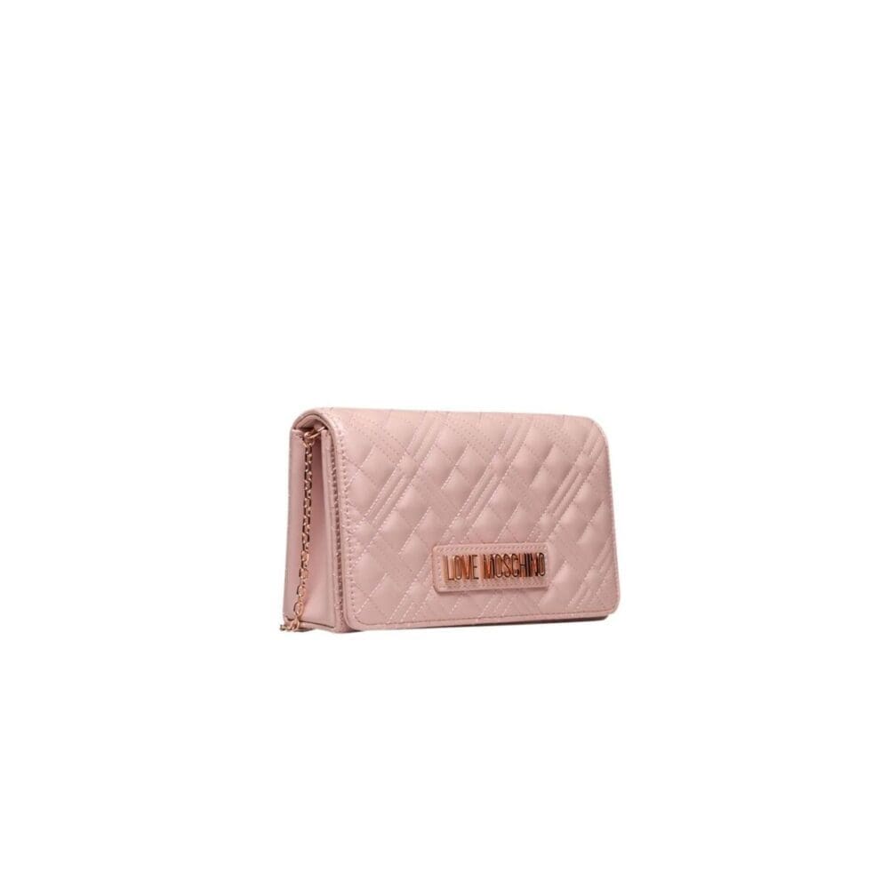 Love Moschino Minimalist Pink Crossbody Bag