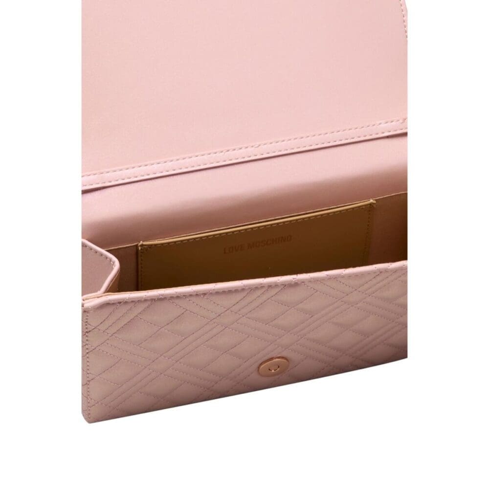 Love Moschino Minimalist Pink Crossbody Bag 4