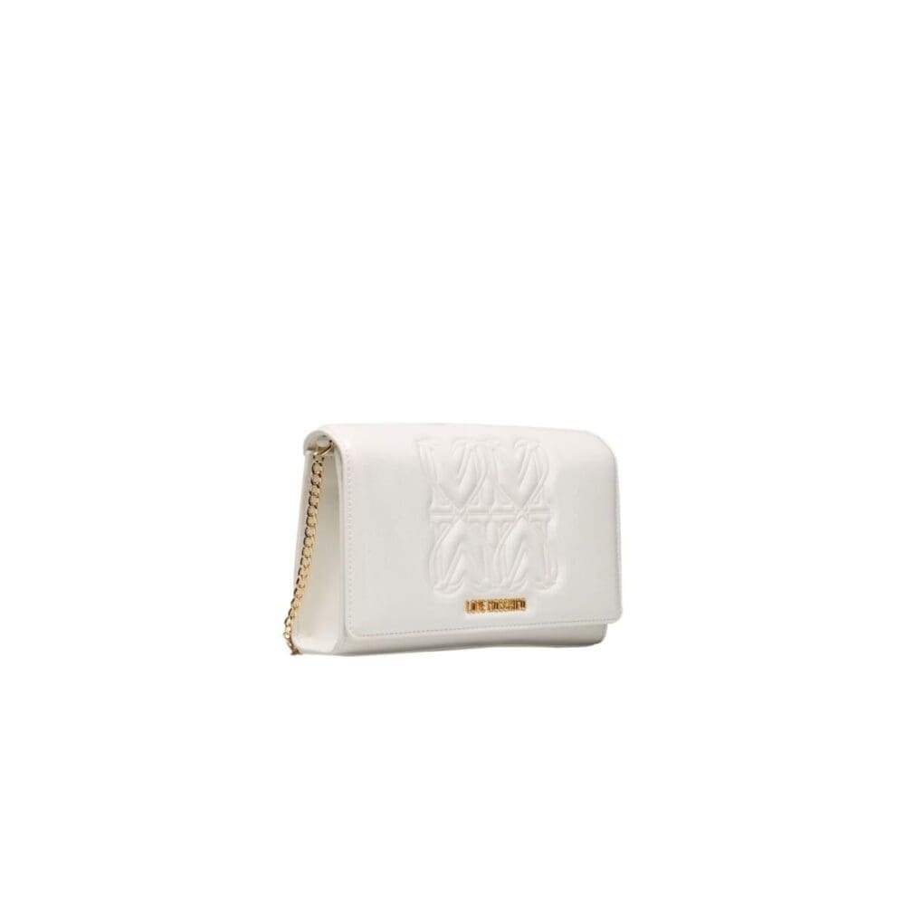Love Moschino Minimalist White Crossbody Bag 2