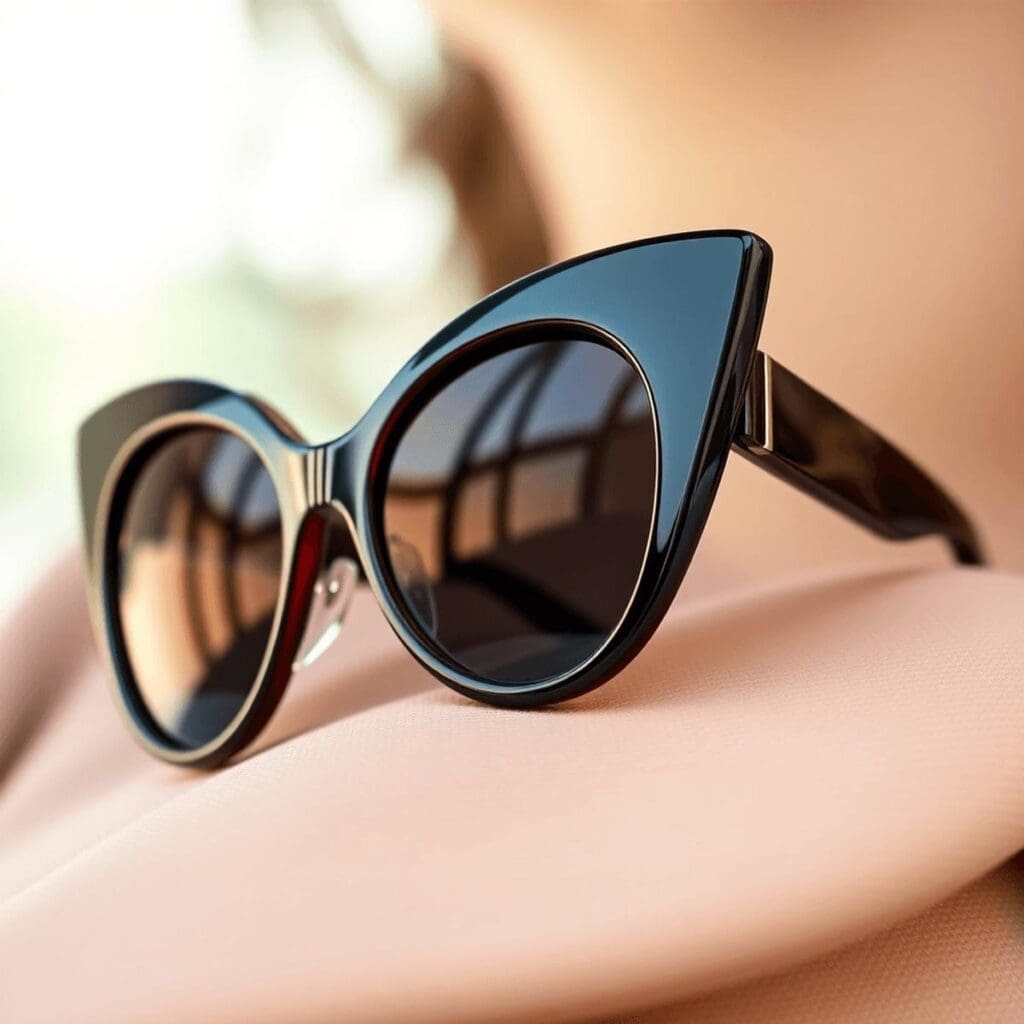 cat eye oversized sunglasses