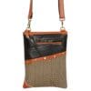 Vaan Brisk Crossbody Bag Cellphone Pocket Herringbone