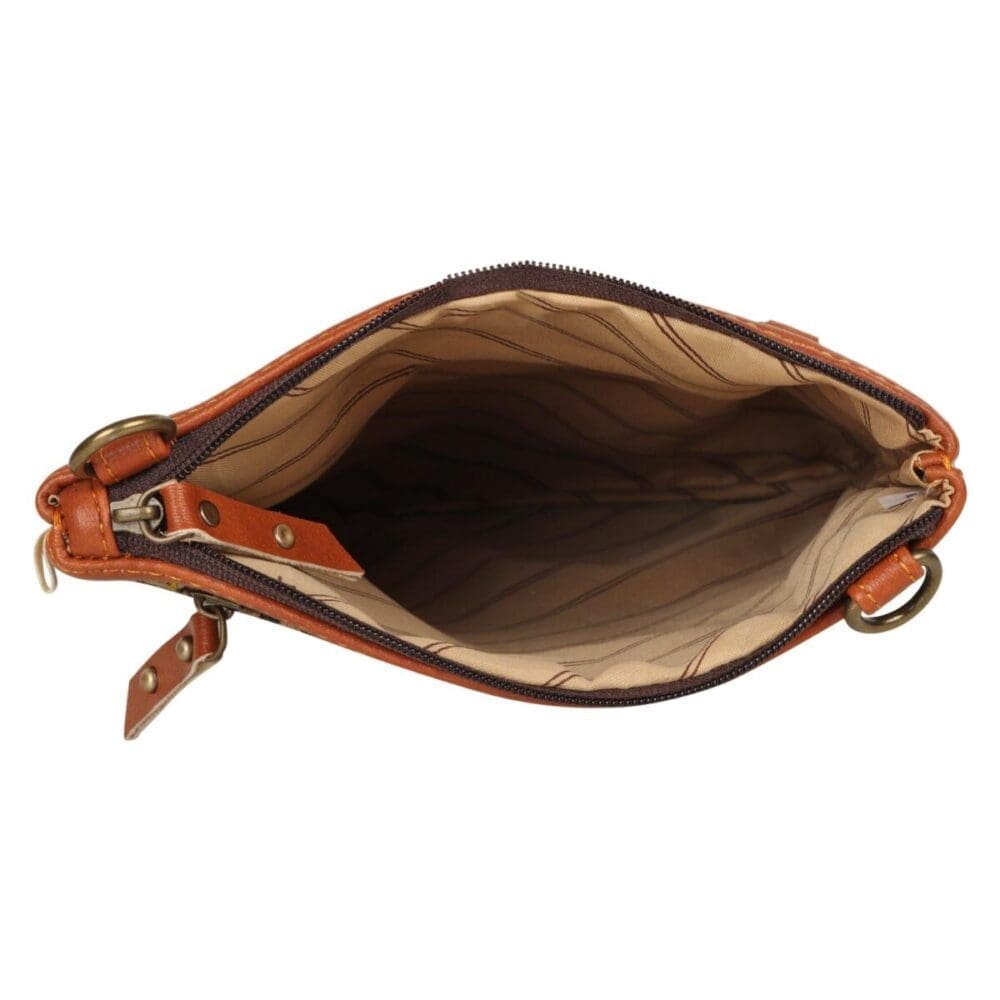 Vaan Brisk Crossbody Bag Cellphone Pocket Herringbone 2