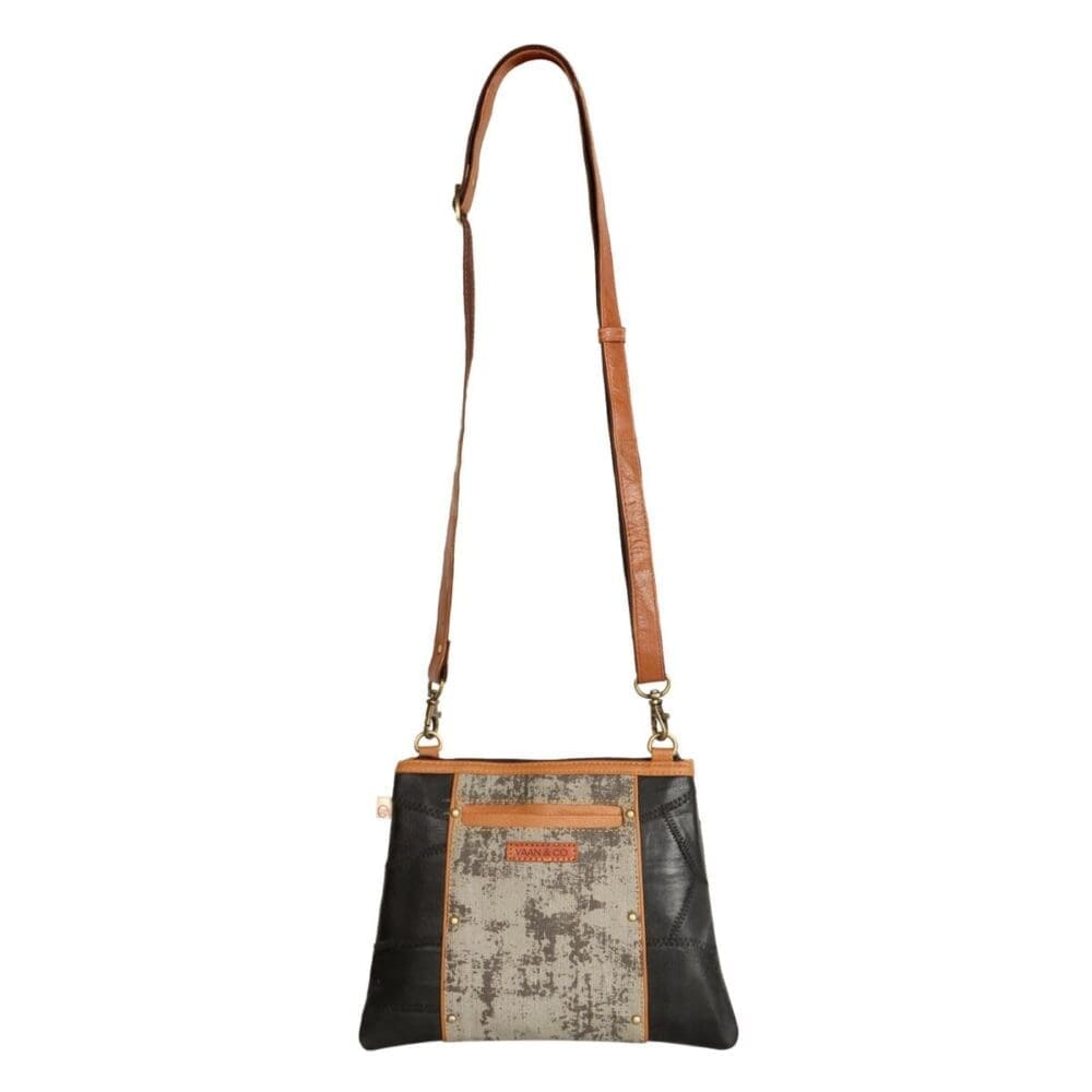 Vaan Noa Angled Crossbody Bag Carbon Grey 6