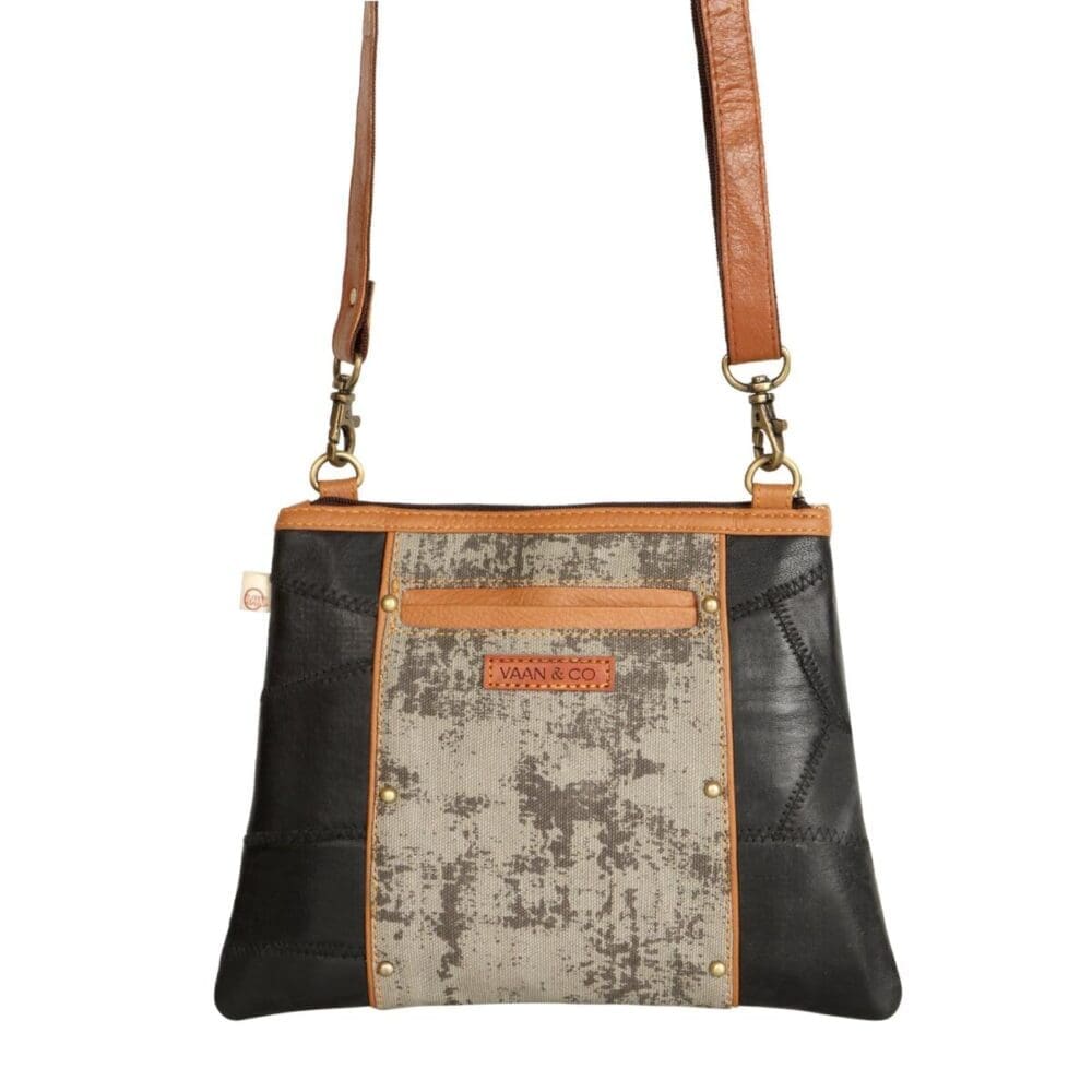 Vaan Noa Angled Crossbody Bag Carbon Grey 7