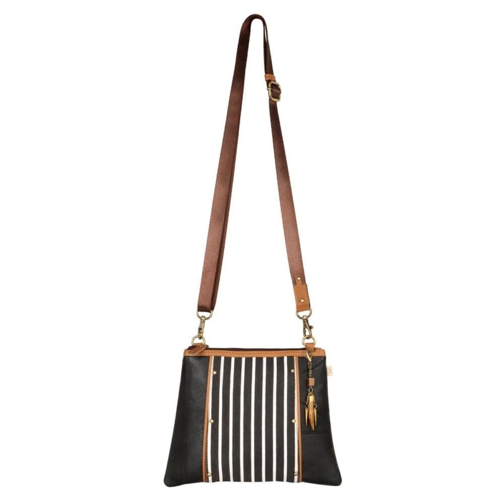 Vaan Noa Angled Crossbody Bag Striped 3