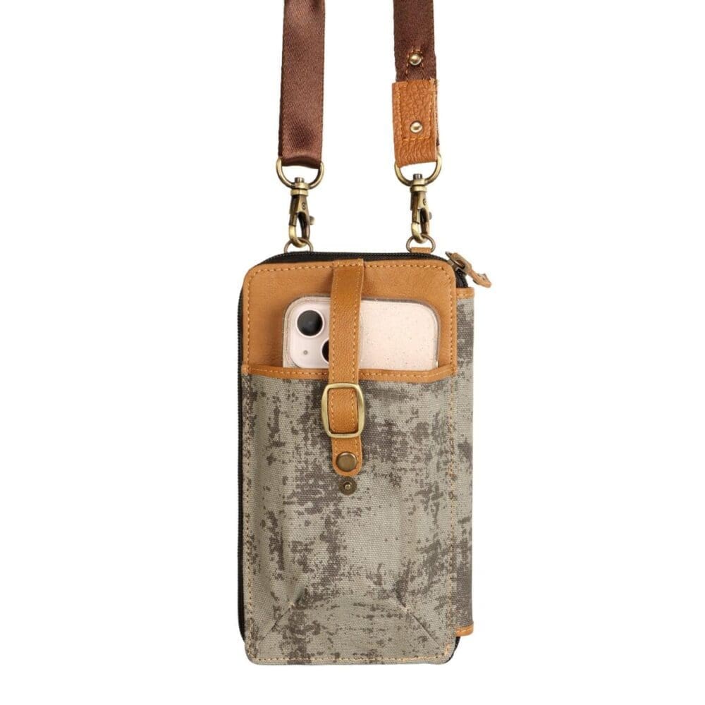 Vaan Prism Cellphone Crossbody Carbon Grey 2