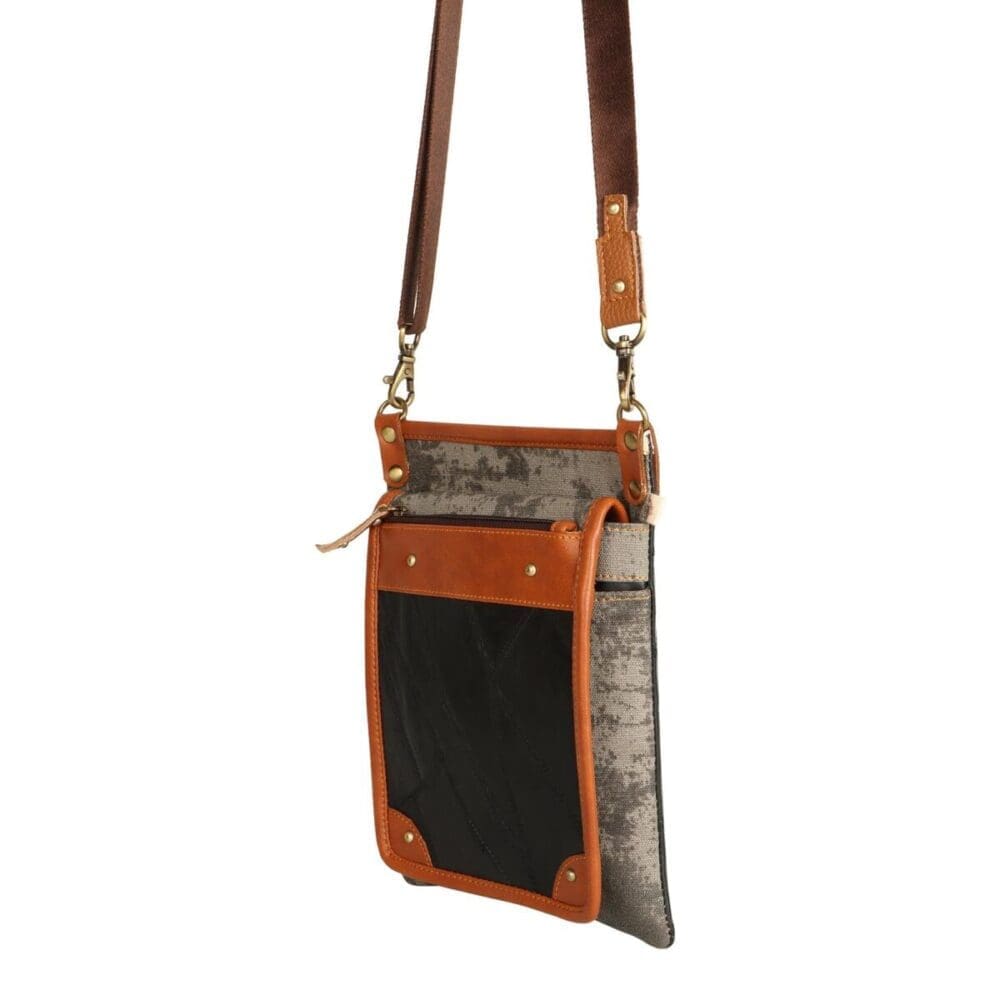Vaan Tiah Crossbody Bag Hidden Cc Slots Carbon Grey 2