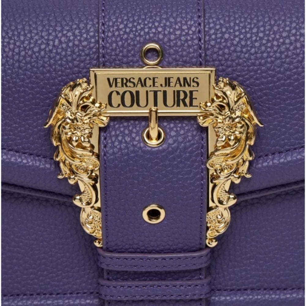Versace Jeans Purple Baroque Shoulder Bag Gorgeous 4