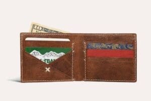 Leather X Bifold Wallet