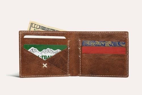 Leather X Bifold Wallet