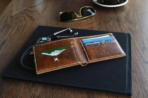 Kiko - Leather X Bifold Wallet - Image 2