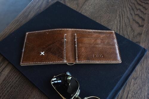 Kiko - Leather X Bifold Wallet - Image 7