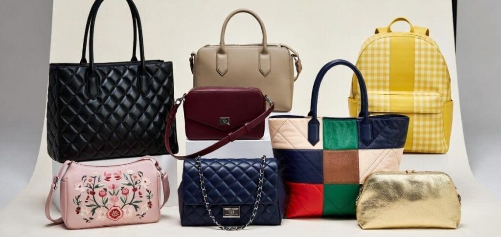 Purse quilted