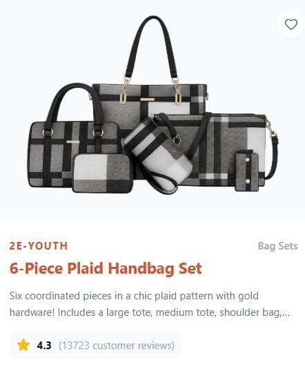 Handbags Fashion Shopping